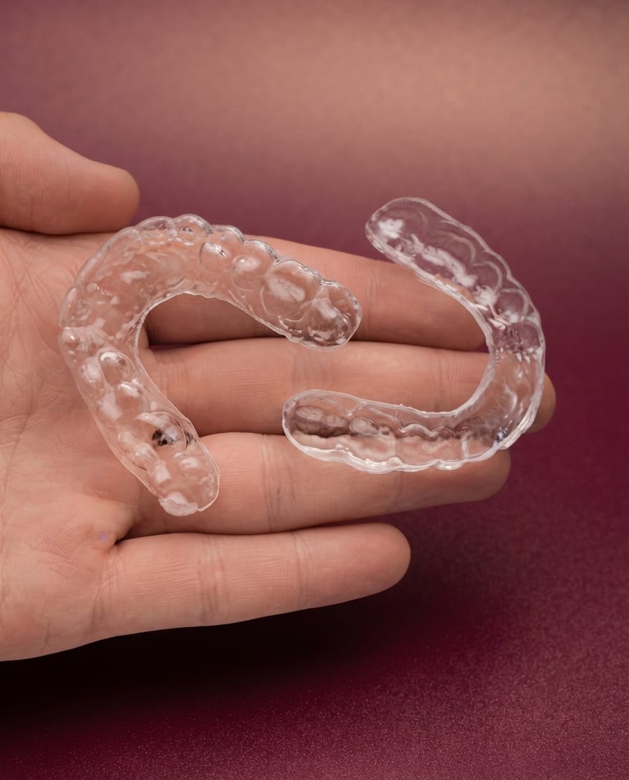 A clear aligner tray at Ooi Dan Rakan