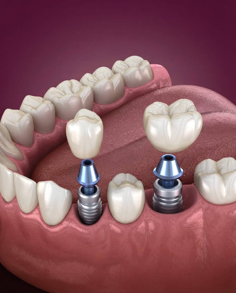 CBCT scan used to plan a dental implant at Ooi Dan Rakan