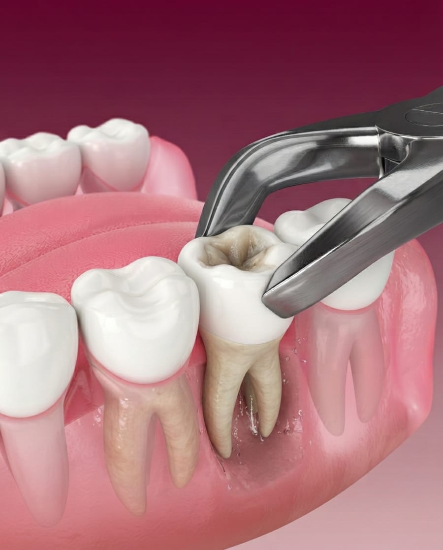 Dental tools used for extraction at Ooi Dan Rakan